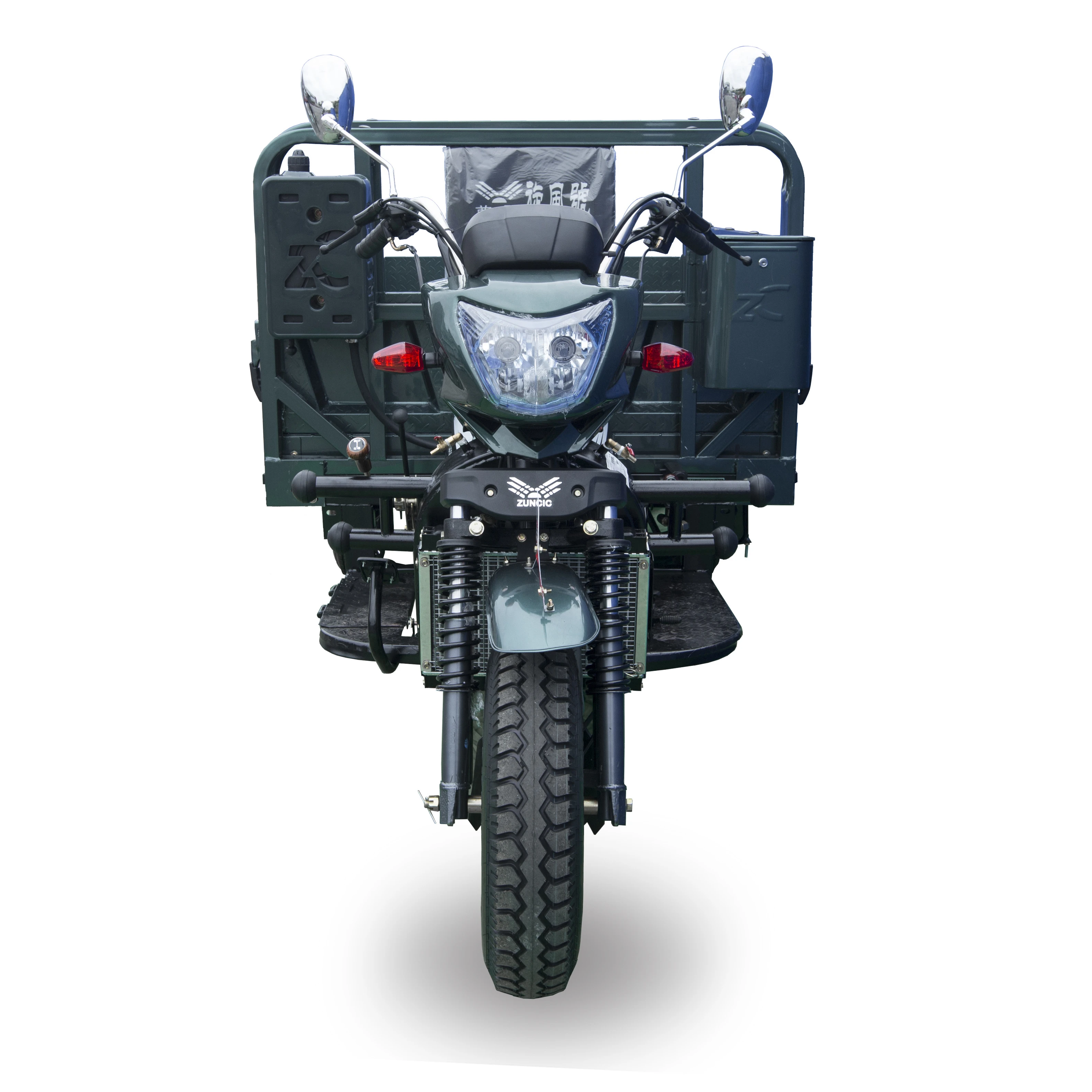 Cargo loader gasoline 3 wheel motor tricycle carrier 175cc truck zongshen engine china