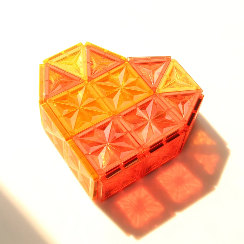 Wholesale OEM Building Tiles Magnetic tile play and learn Toys Magnetic tile kit For Children