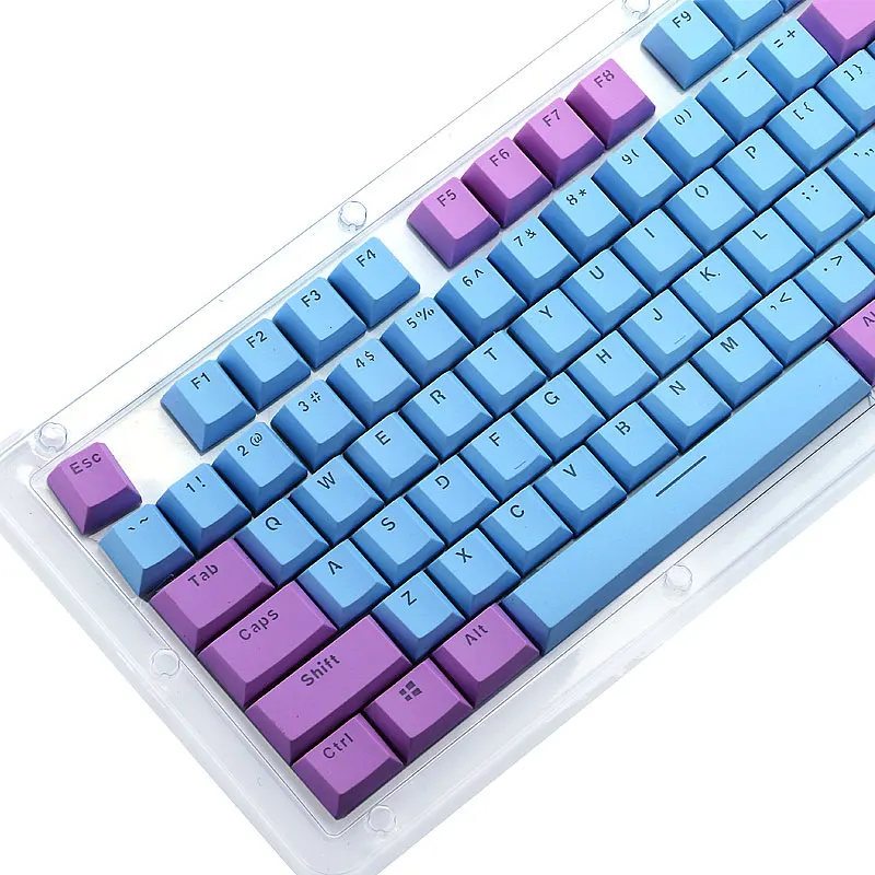 Customized Novelty Color Metal Set Mechanical Blank Anime Pudding Custom Keyboard case switch resin PBT Keycap Keycaps