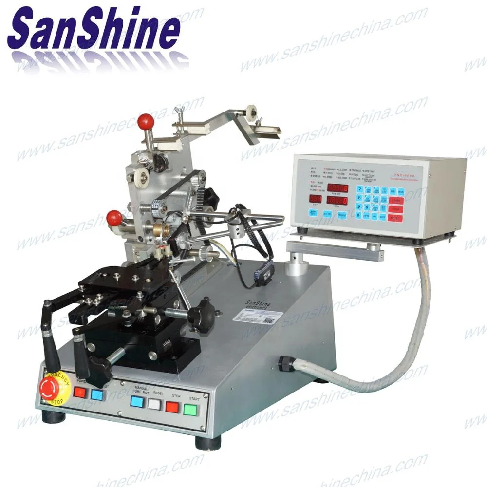 Belt type toroidal EMI SMD filter coil winding machine winder