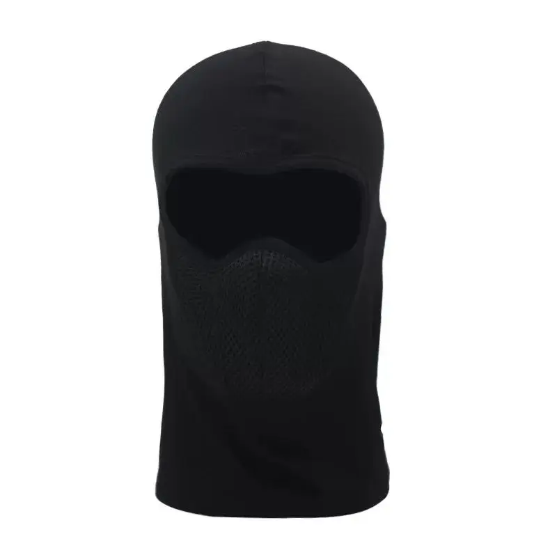 Summer Cool Breathable Full Face Balaclava Motorcycle Sports Mask Adults Dust-Proof Windproof Spandex Polyester Ice Silk