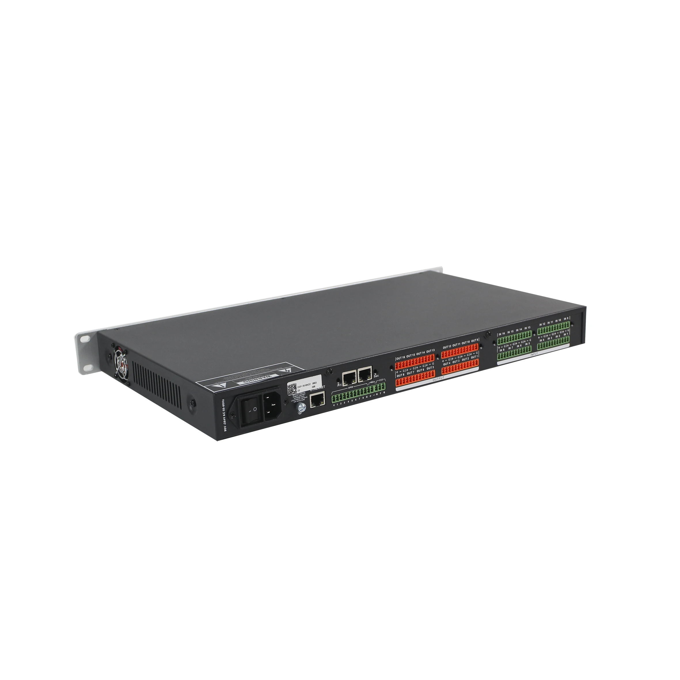 T высококлассная Конференция профессиональный DSP USB звукозаписывающий аудио цифровой процессор Dante 16-канальный аудиопроцессор