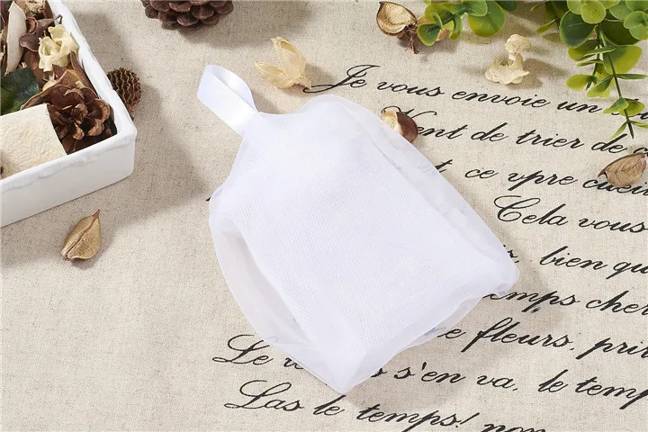 Foaming net facial cleanser PE net for facial cleansing bath soap net bath sponge A95