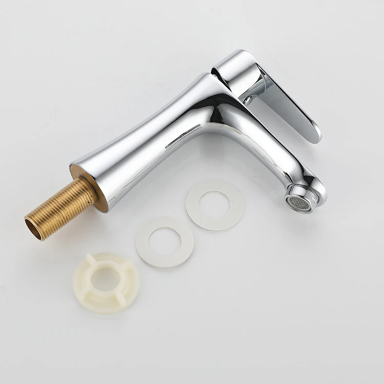 China Manufacturer Domestic Simple Deck Mounted Faucet Concealed Basin Bathroom Basin Faucet Basin Mixer