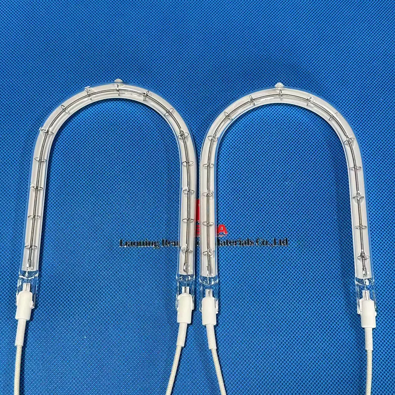 REMA Short wave halogen quartz heater infrared ring heat lamp light Ir heating bulb element tube with coated reflector drying