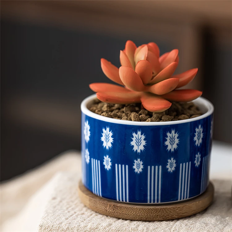 Home Decor Small Mini Nordic Ceramic Succulent White Flower Pot Flower Pots And Planters