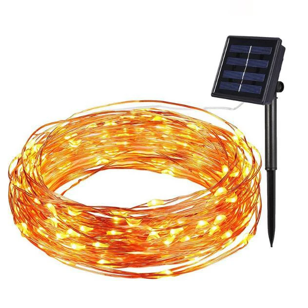 100 LED outdoor solar string lights for Christmas decorations light