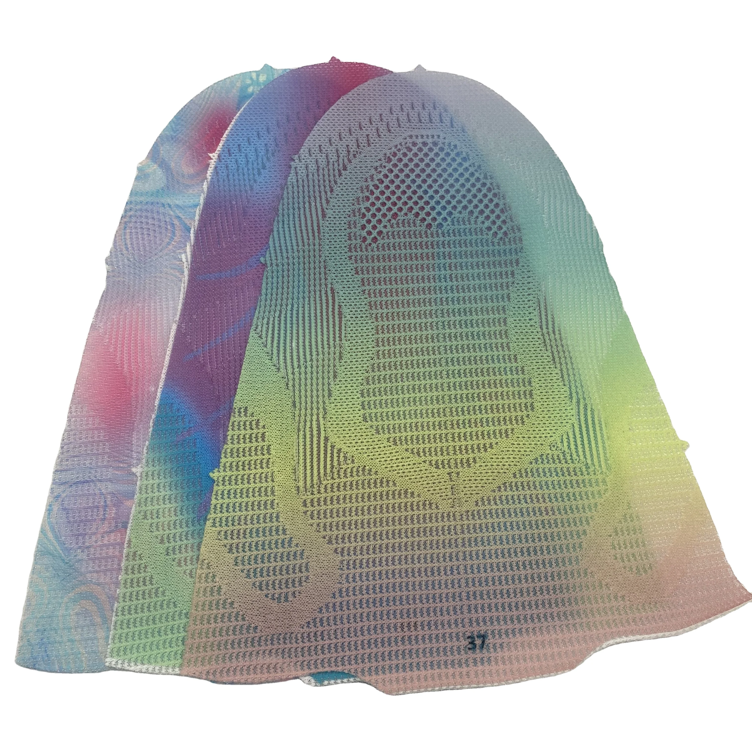 Fly knit 3D printing wear-resisting not the ball Mono yarn fly woven sneaker shoes upper