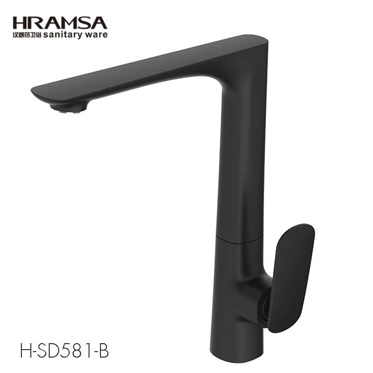 Perfect 59 copper high quality Kitchen faucet with rotary spout HRAMSA sanitary ware kaiping faucet factory