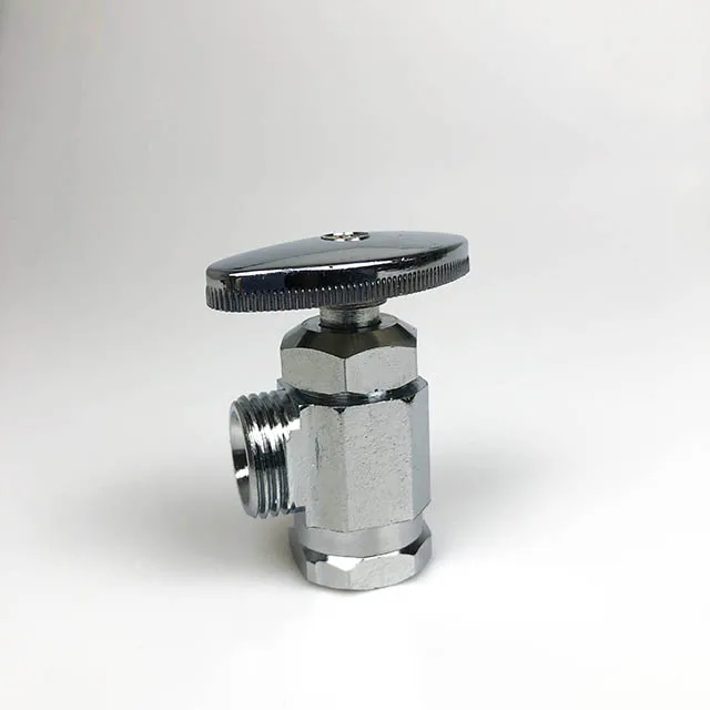 
High quality Brass Angle Valve Plastic Handle with NPT thread 