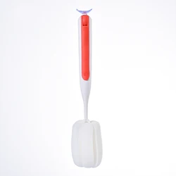 Plastic Creative Long Handle With Small Brush Head Glass Bottle Cup Sponge Cleaning Brush