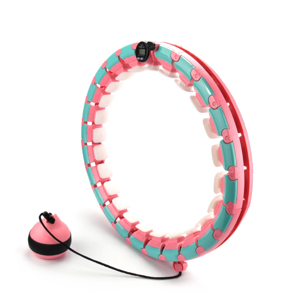 New Design Manufacturer Detachable smart hola fitness hoops gym equipment sports workout exercise weight loss hula ring hoop