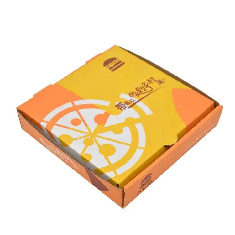 OEM Factory custom logo Corrugated Carton Paper Box New design paper pizza box
