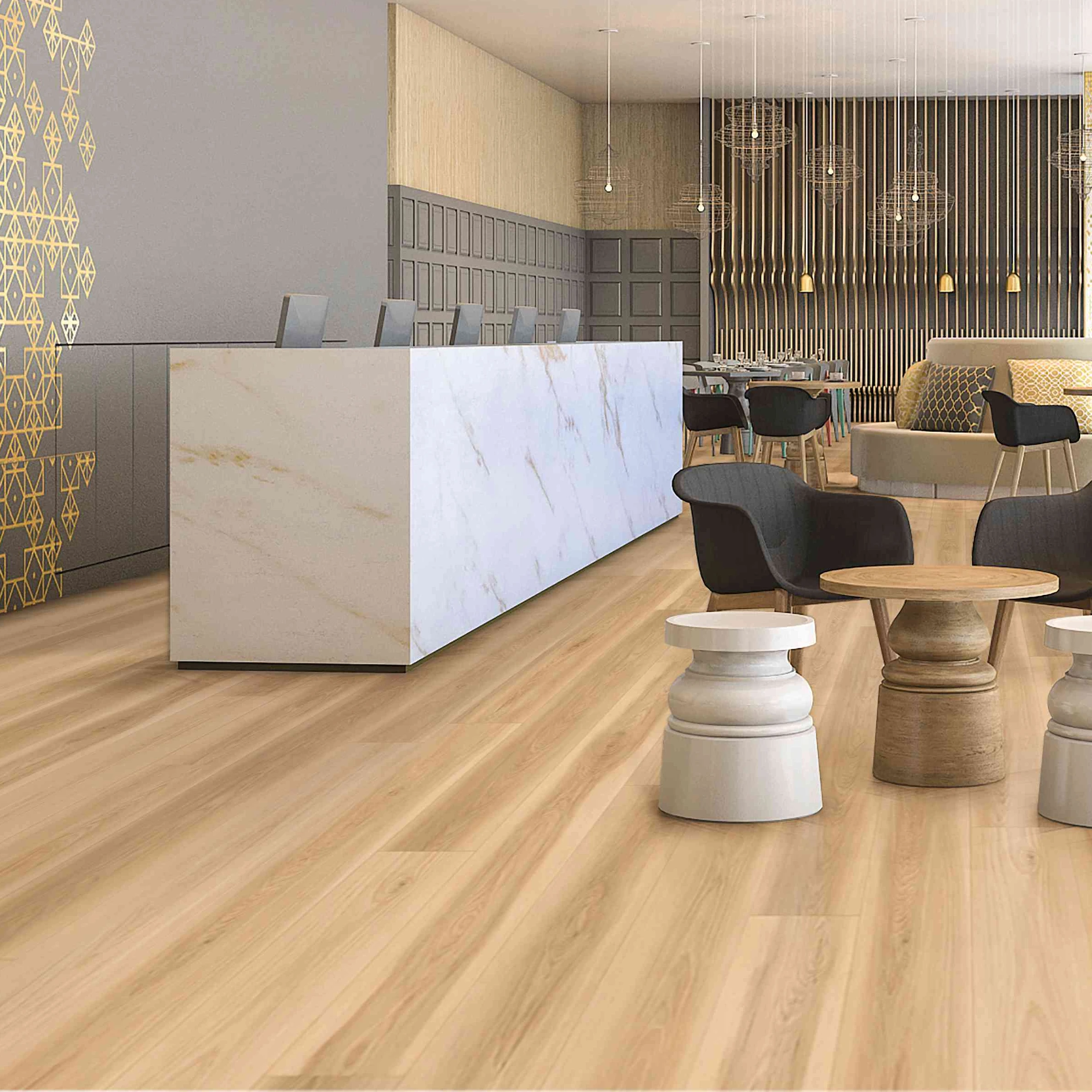 2022 New design Plastic PVC Viny SPC ABA luxury vinyl plank flooring Wood look lvt flooring