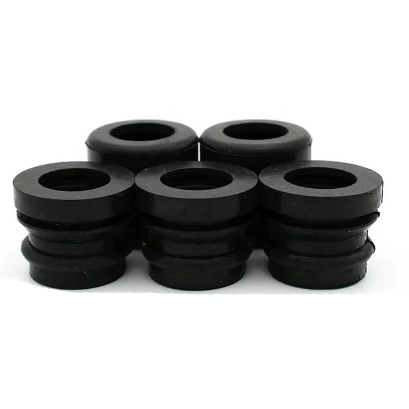 2 long 3 short Rubber Damping Block set for Gasoline Chainsaw 45CC 52CC 58CC protector damper sleeve