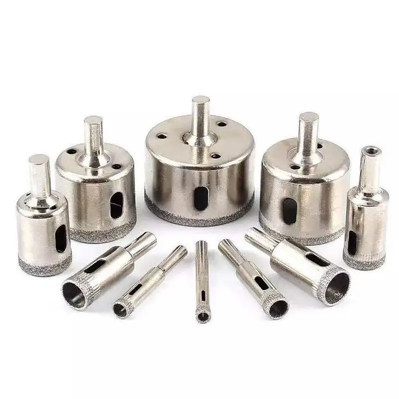 10 PCS Glass Hole Saw for Tiles Glass Ceramic Marble Bottles Diamond Drill (6mm - 68mm)