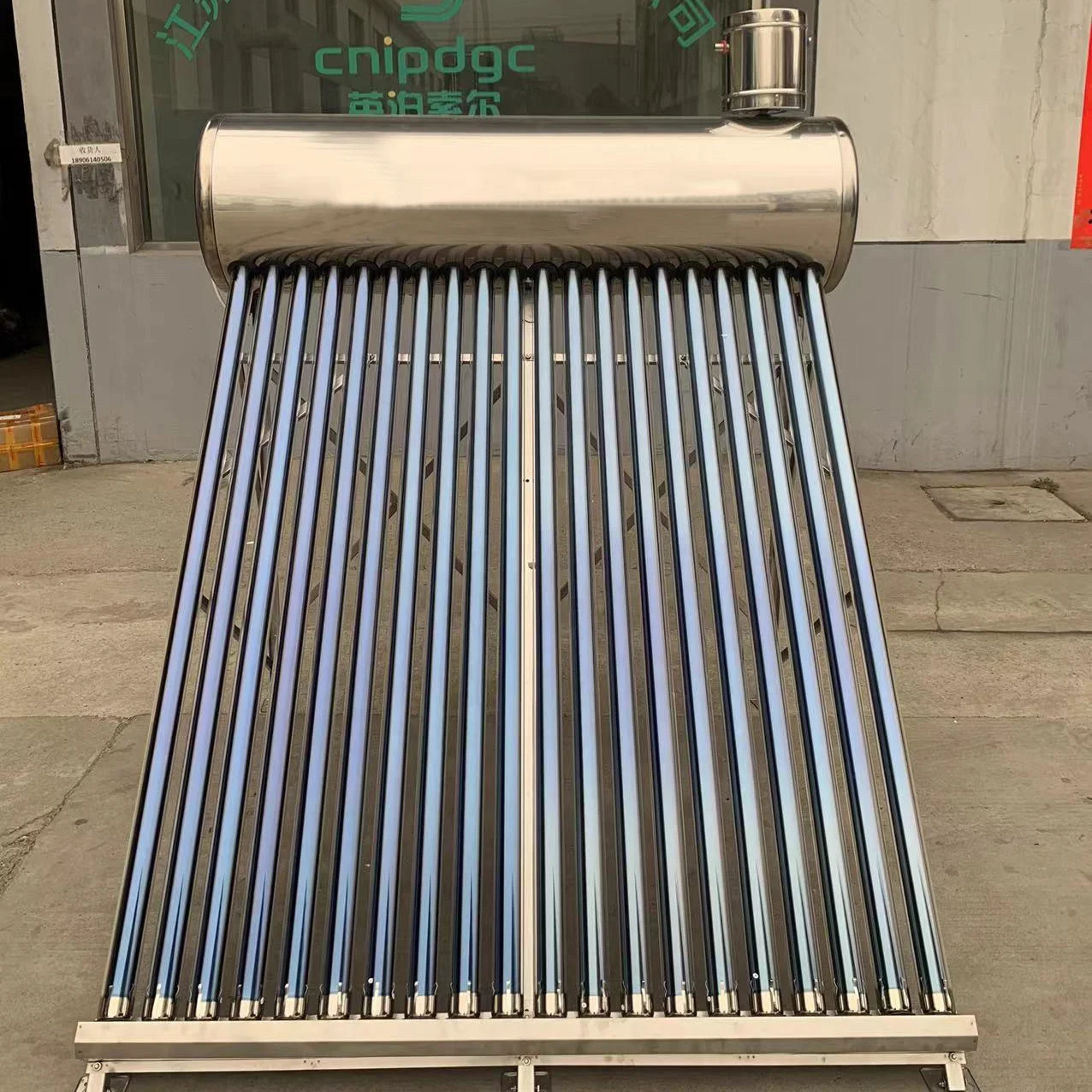 100L-300L Солнечный водонагреватель без давления из нержавеющей стали