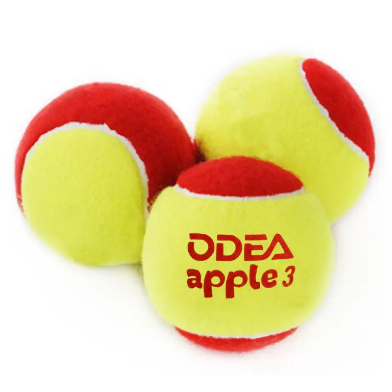 Good Quality ITF Approved Custom Logo Stage 3 Low Pressurized Red Tennis Ball For Kids