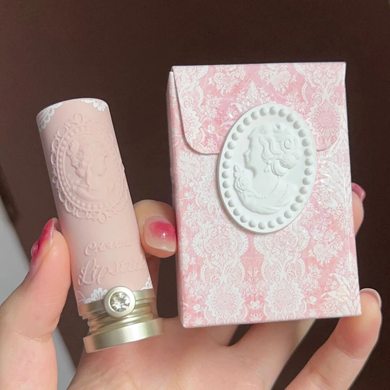 Colorrose Quality Relief Lipstick Embossed Velvet Matte Carved Solid Lip Gloss 18 Colors Vegan Waterproof Moisturizing Makeup