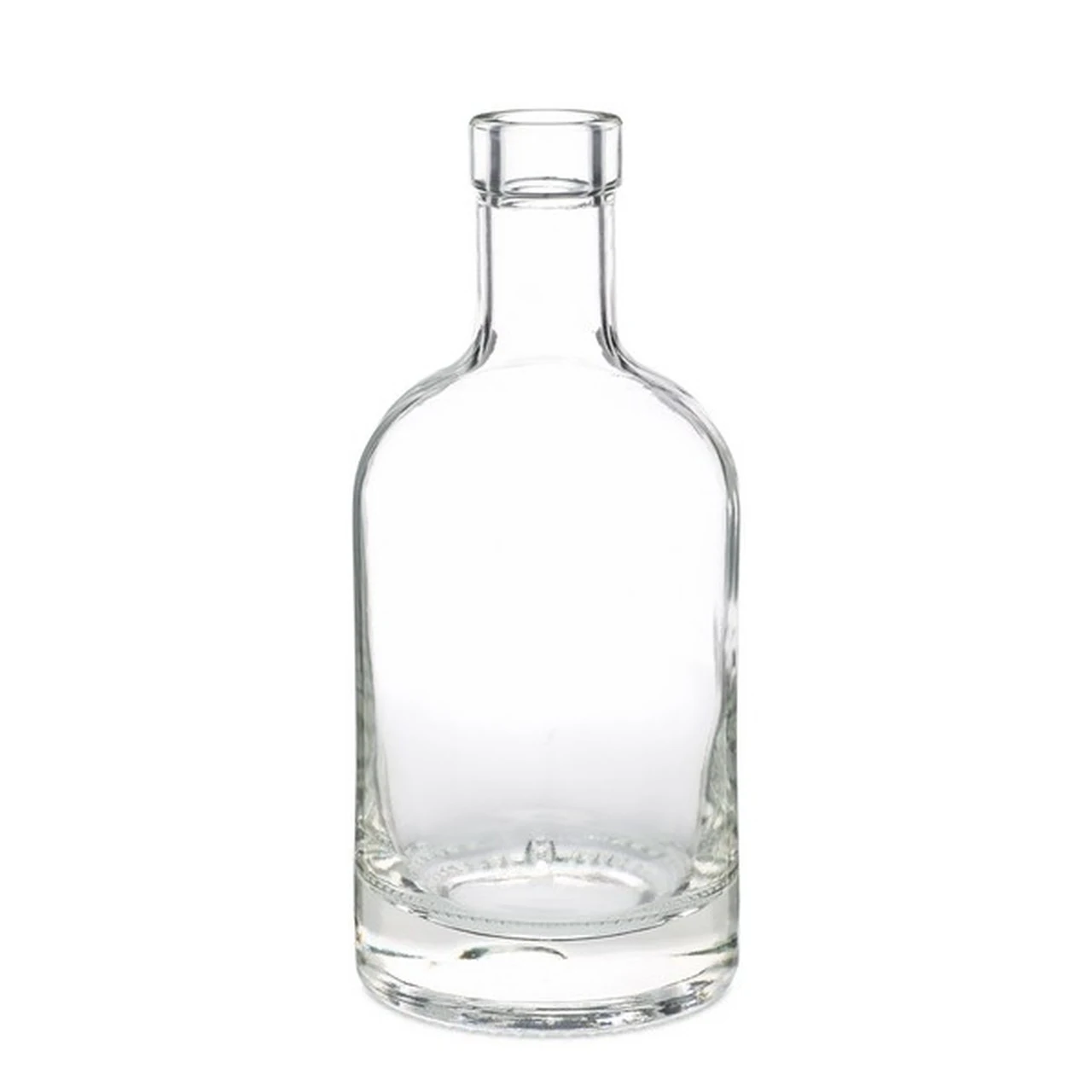 Wholesale 750ml flint glass jersey rectangle vodka bottle