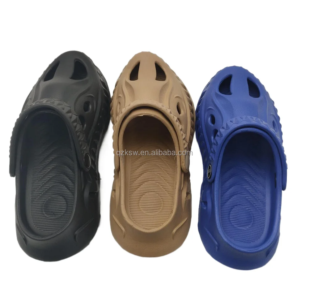 Newly design Factory Cheap Price durable quality Low MOQ OEM Custom Mens EVA Clogs sandal Slippers shoes