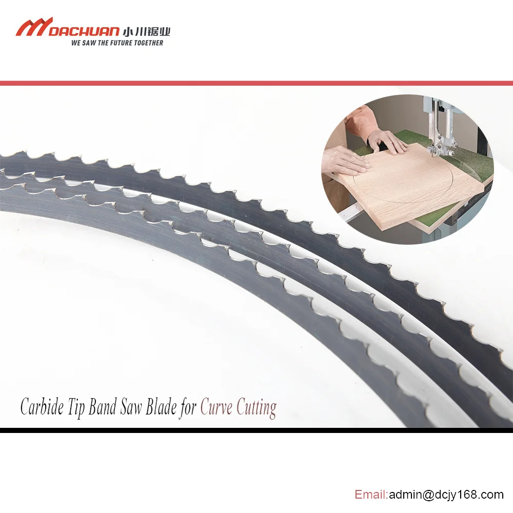 Vertical machine 25mm TCT band saw cutting blade for hard wood cutting