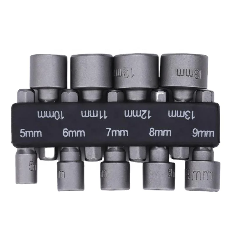 9 шт. 5-13 мм переходник для дрели и шуруповерта с шестигранной головкой 1/4 дюйма