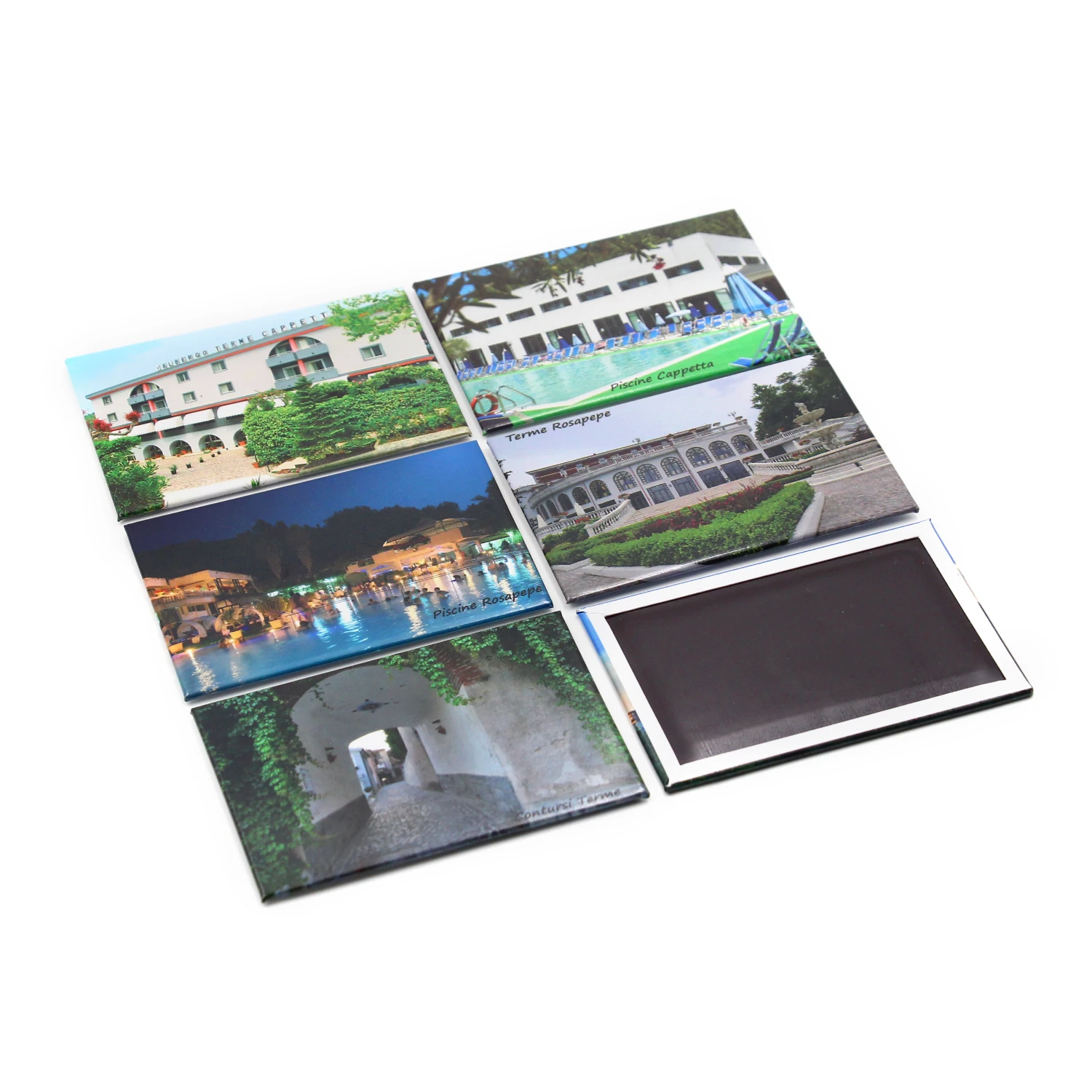 Custom Logo Photo Metal Refrigerator Fridge Magnet Tourist Souvenir Tinplate Fridge Magnet Tin Fridge Magnet