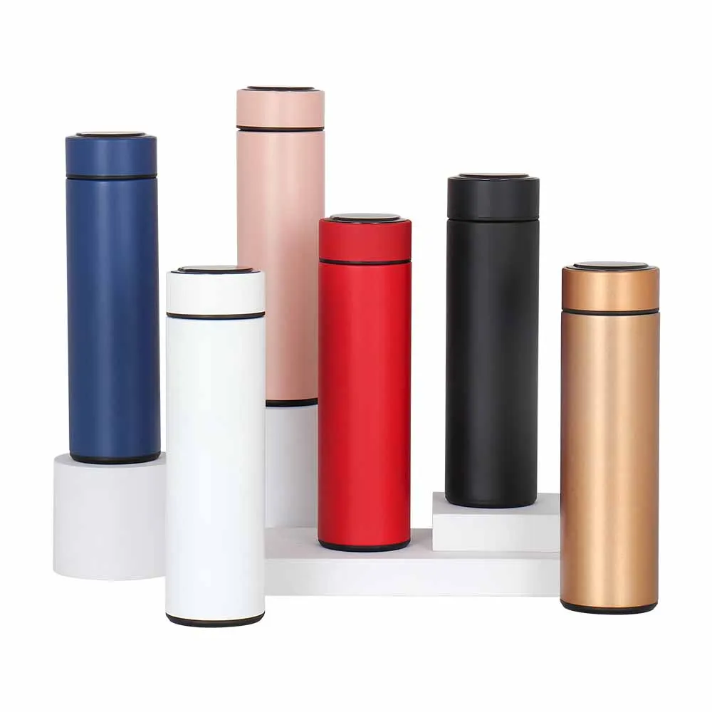 Insulated water bottle vacuum flask Smart Thermos Water Bottle with Led Temperature Display