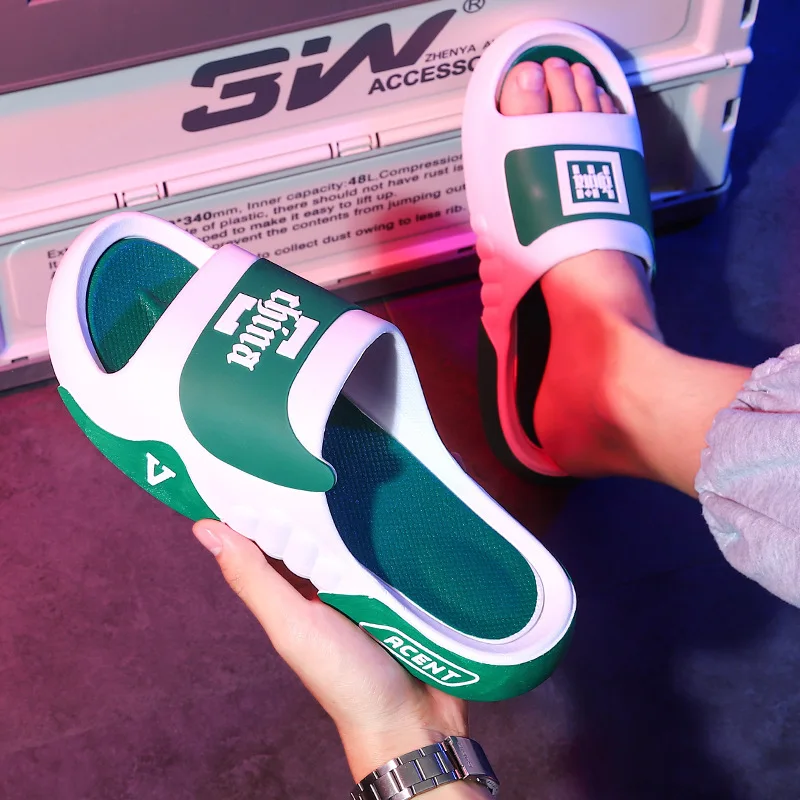 2024 New XuYe New Hot Sale PVC Shoes men Soft Massage Bottom Home Men Outdoor sport Slides Slippers For men