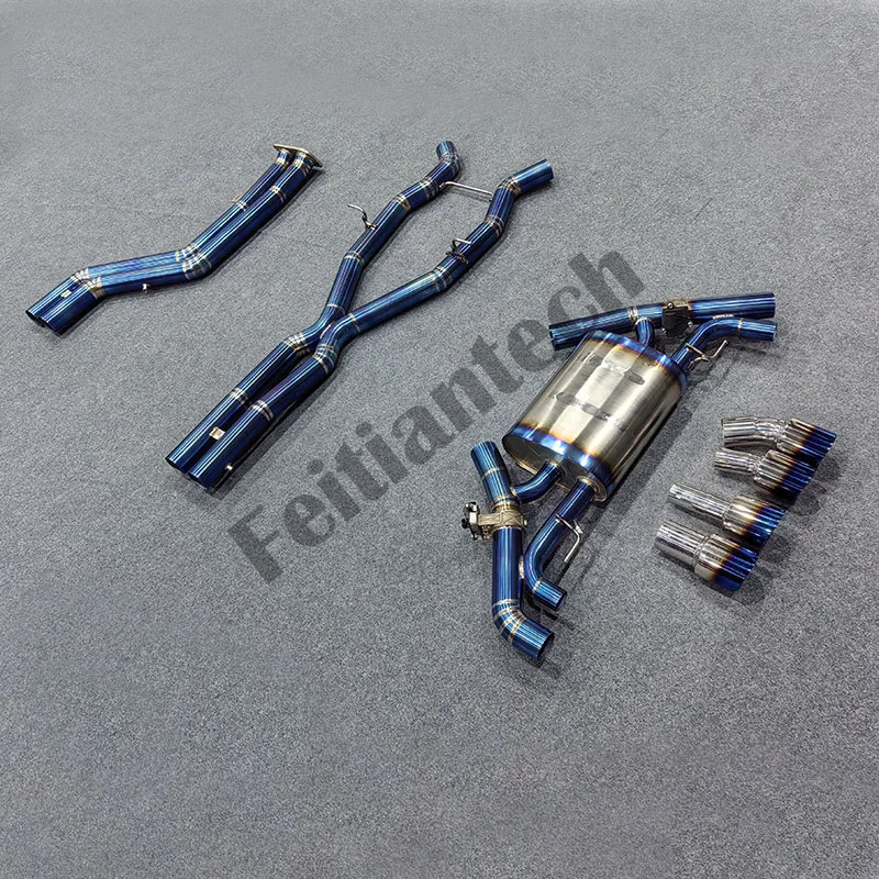 OEM клапан Catback выхлопная система для BMW X3M/X4M F97/F98 3 0 T 2019-2022 гоночный спортивный автомобиль из титанового сплава труба глушитель