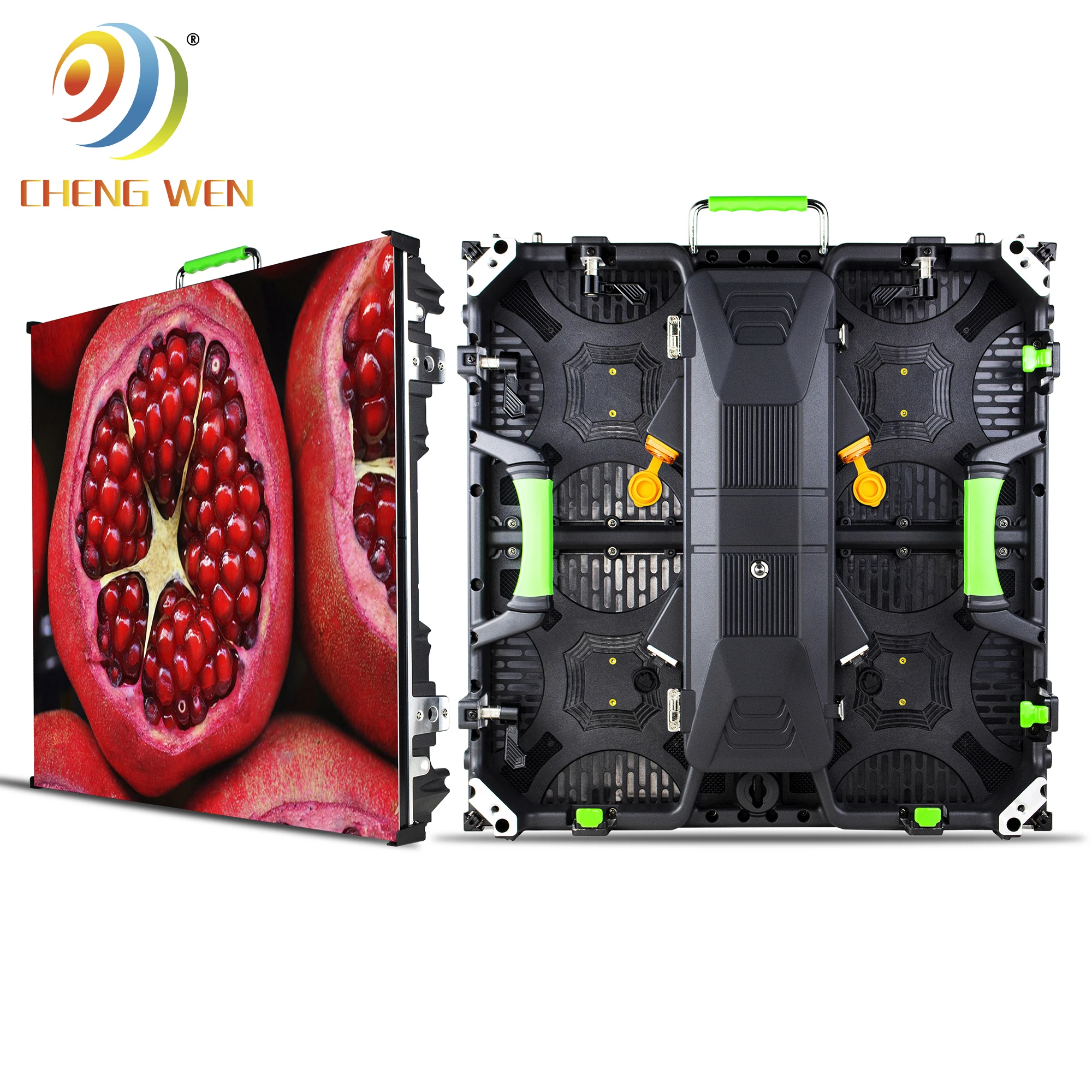 New design P3.91 500*500mm Four generations die-casting aluminum Outdoor led video wall for Rental led advertising