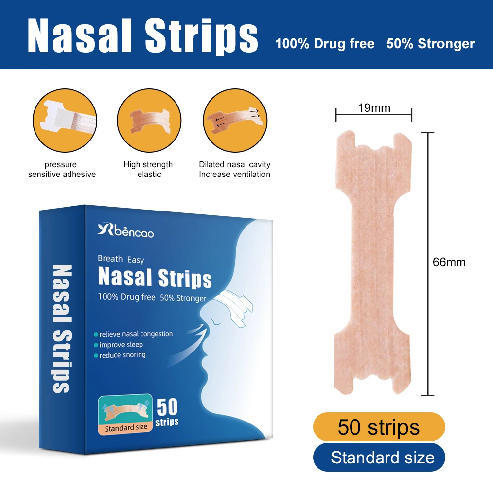 Anti Snoring Stickers nasal congestion relief nose strips Product customization OME/ODM