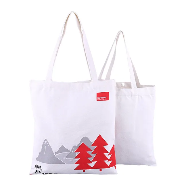 Wholesale Custom Logo Gift Cloth Carry Blank Large Zipper Pocket Canvas Cotton Calico Tote Shopping Shoper Bags