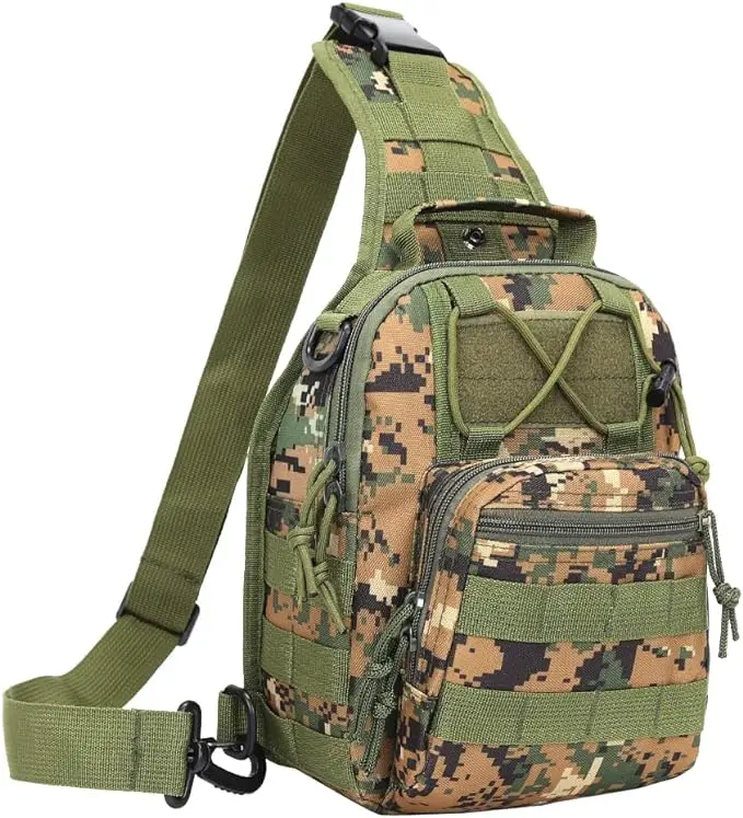 Удобная уличная тактическая сумка-слинг водонепроницаемая сумка из Оксфордского полиэстера нейлоновая ткань рюкзак-мессенджер через плечо