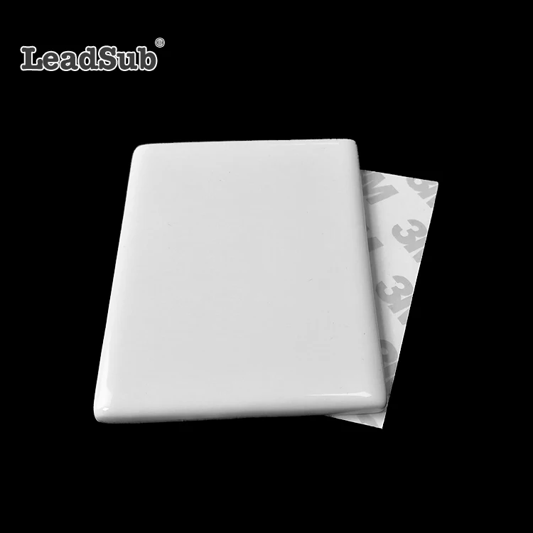 Sublimation Heat Transfer Printing Blank Ceramic Fridge Magnet Rectangle Shape
