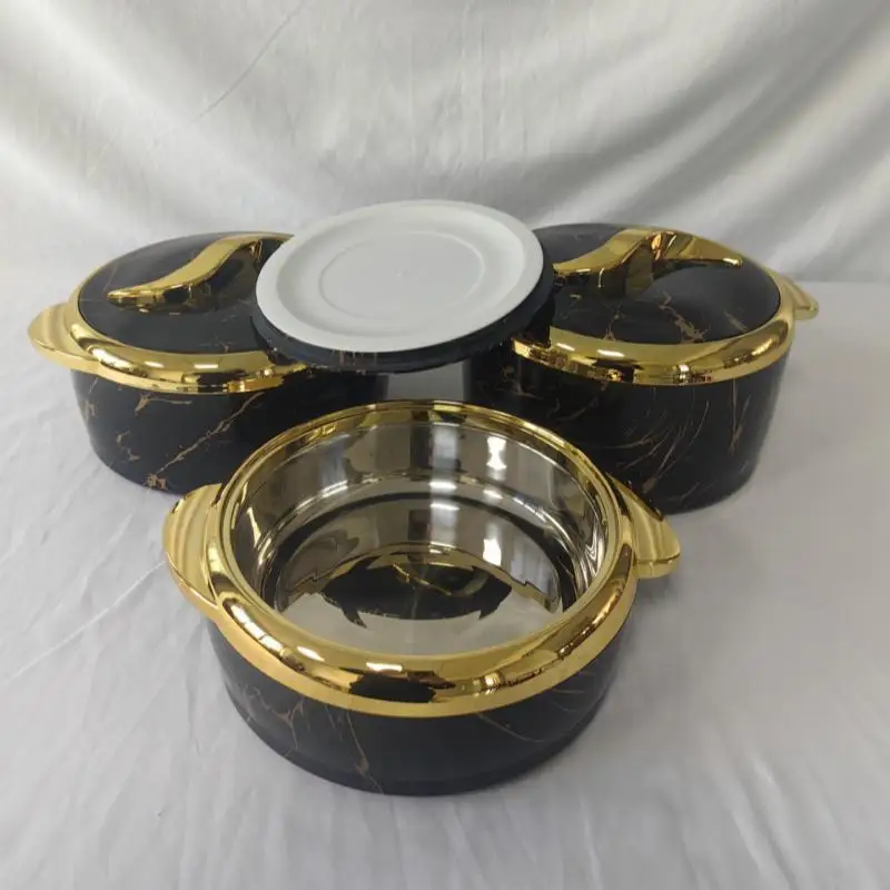 African Household Hot Pot Insulated Casserole Set Buffet Food Warmer Display Set Large Food Storage Container