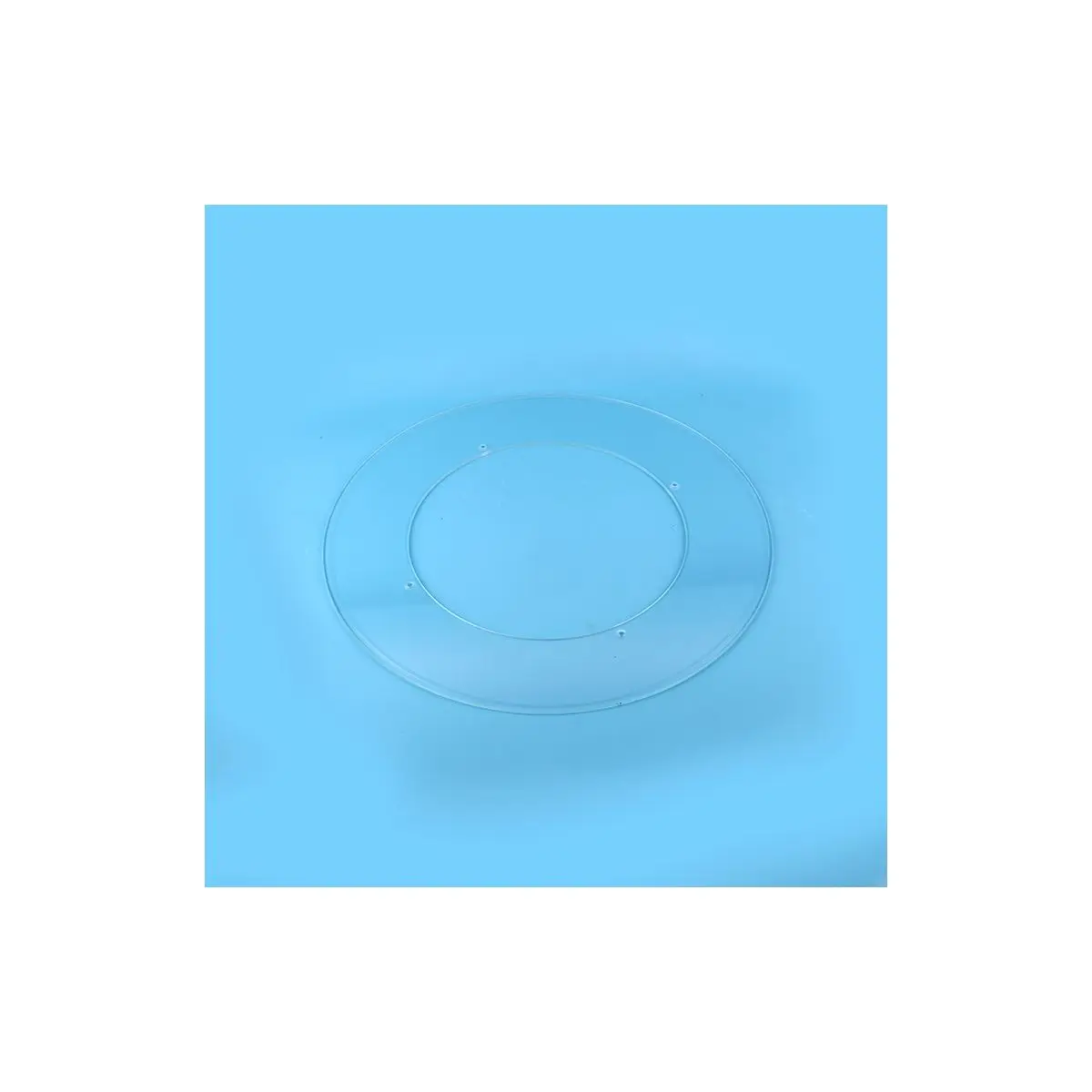 High Temperature Wear-Resistant CCD Screening Machine Ring Precision Transparent Tempered Glass Instruments Solar Applications