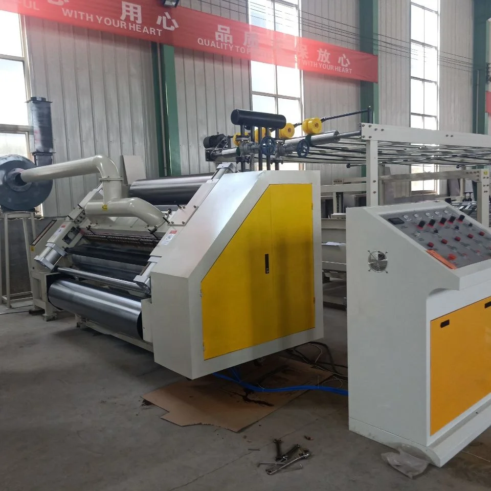 Двухслойная машина для резки гофрированной бумаги с одним лицом, штабелеукладчик от Dongguang Luyuan Carton machine Manufacture Ltd