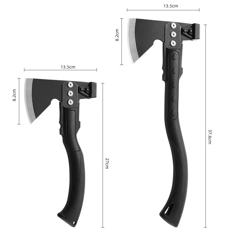 Multifunctional Hammer Head Axe Survival Tactical Tool Axe with Whistle Sheath