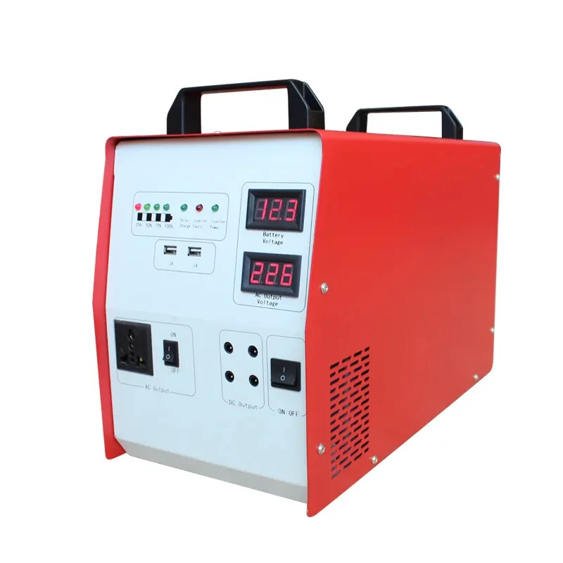 Wholesale Yellow 12V 40AH 10A 200W Portable Generation All In One Solar Panel System Power Generator Suppliers