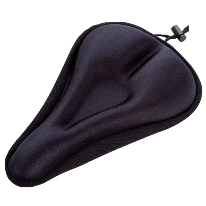
Wholesale Comfortable Black High Resiliency Sponge Bike Seat Spring Pad Cushion Bicycle Saddle 