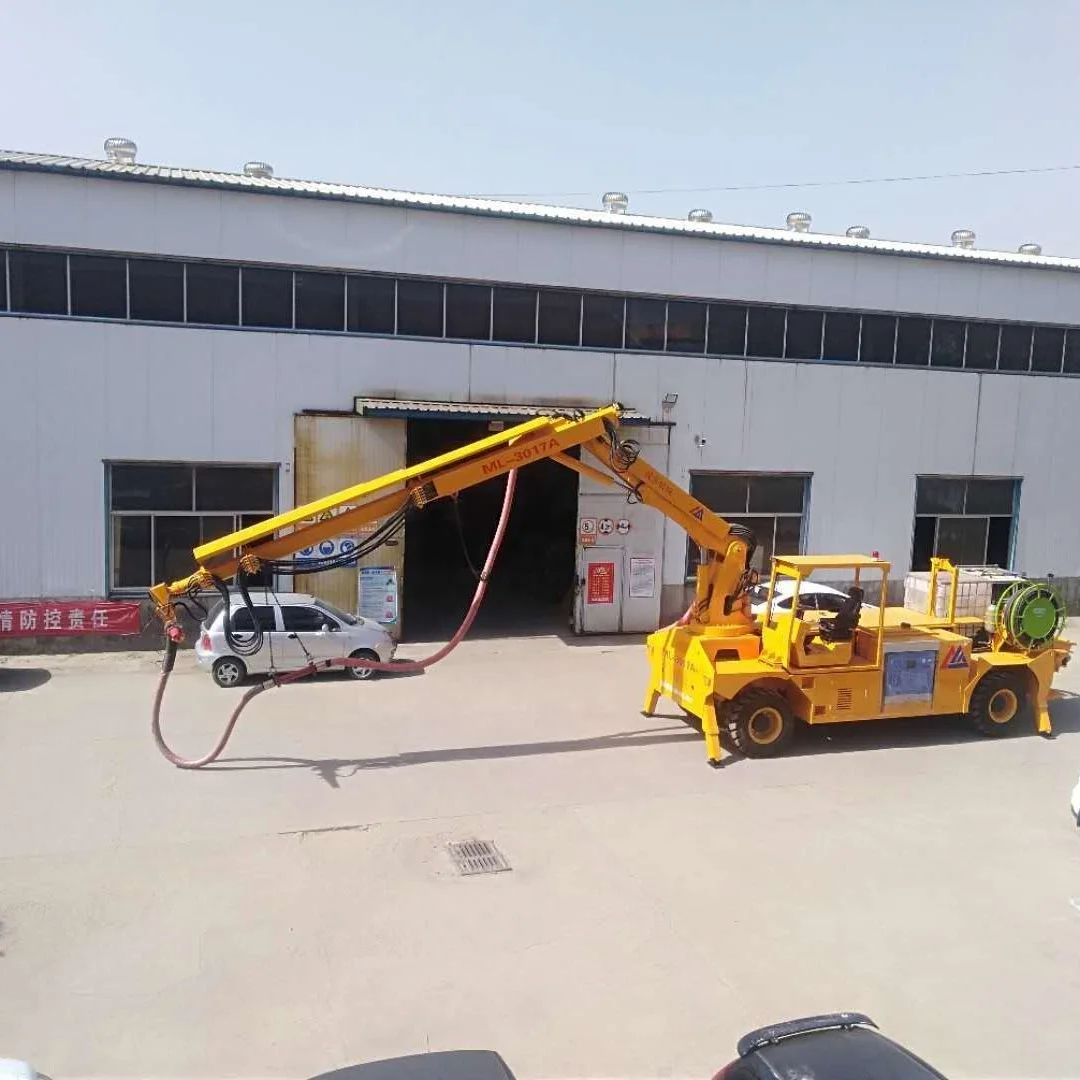 Tunnel construction usage MINLE brand 30 Cubic Meters Shotcrete Robotic wet concrete spray shotcrete machine for sale