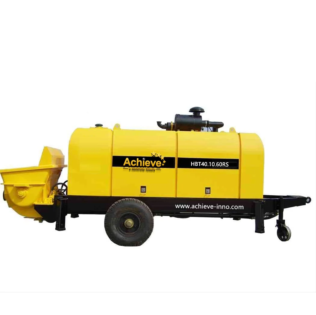 HBT40.10.60RS бетона стационарный насос Прицепной насос для Сделанные на заказ сделаны по индивидуальному заказу ZOOMLION AI-40CPD 40m 3/ч мобильный прицеп монтируется