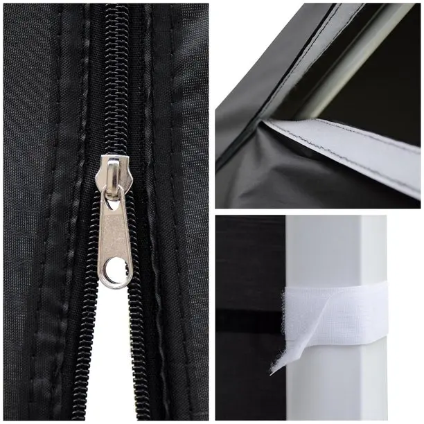 Steel Frame Folding Canopy Pop Up Tent Waterproof Event Shelter