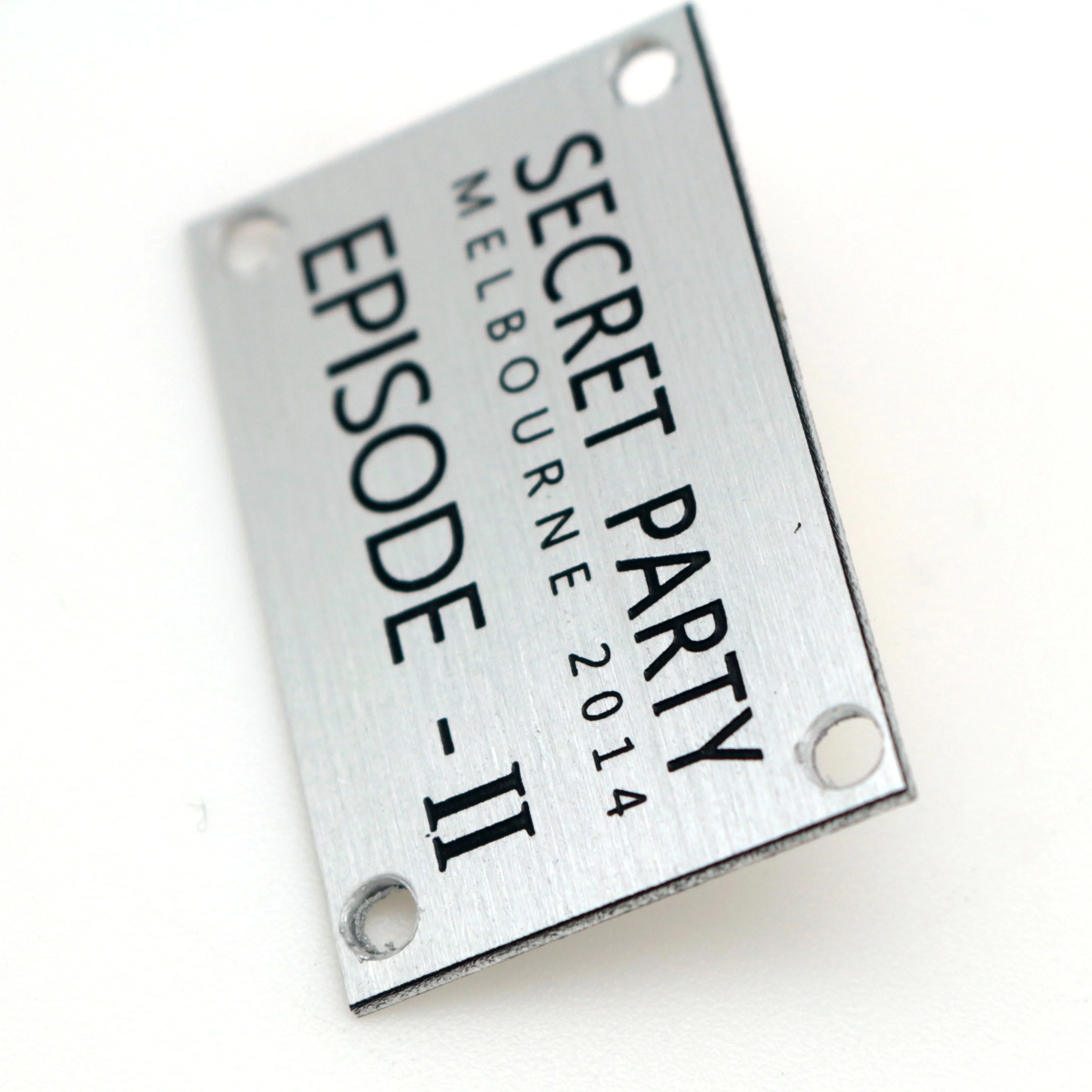 
Nature color metal brushed metal label etching metal label label for machine 