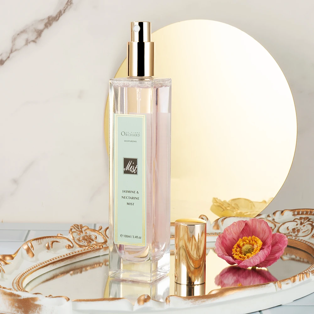 Wholesale High Quality 100ml Body Mist Jasmine Nectarine Skin Hydration And Repair Body Mist Spray
