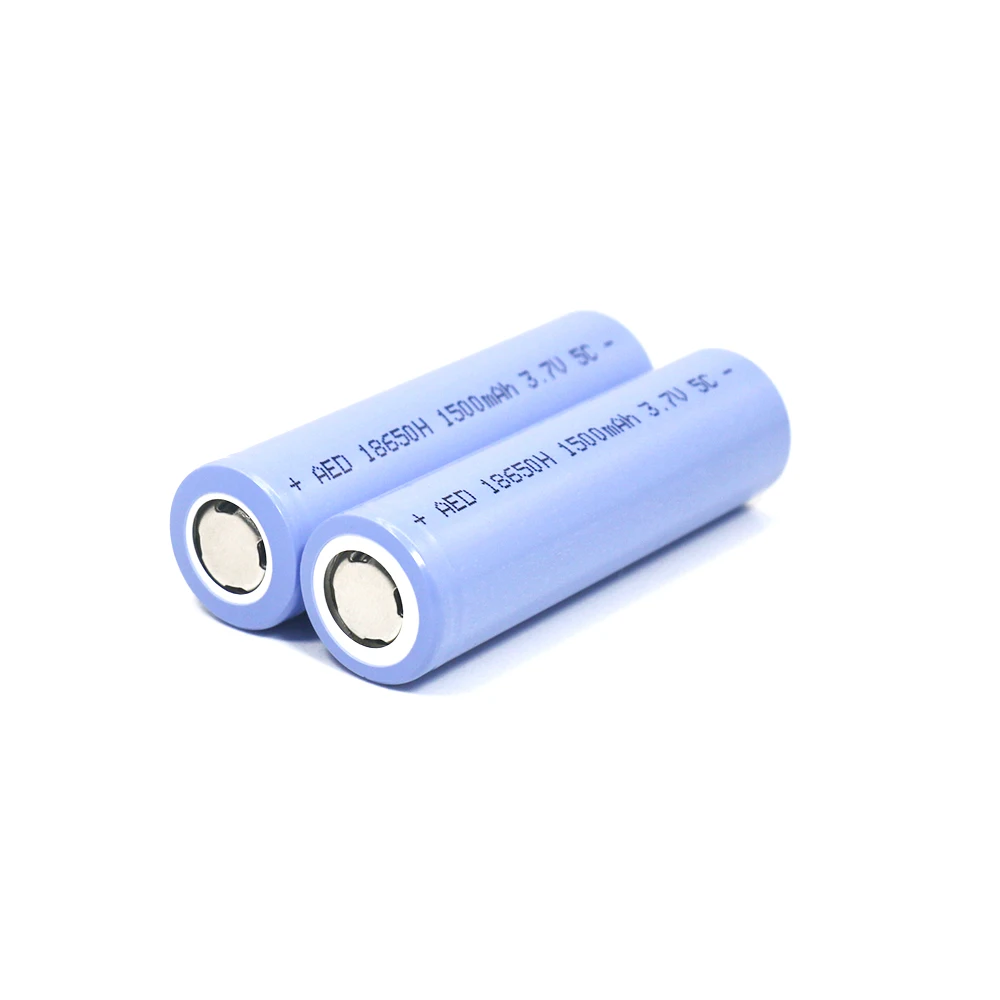 1500mah cells 5C discharge lithium batteries 18650 3.7v rechargeable battery