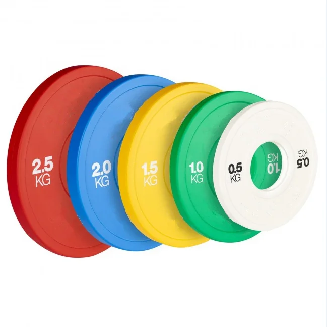 High Quality Custom Logo Equipment Urethane Competition Weightlifting Gym Bumper Weight Plates