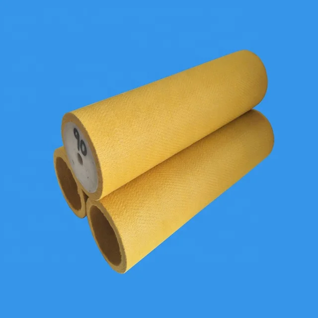 Heat Resistant 100% PBO Roller Cover For Aluminium Extrusion Industry